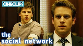 You Have The Minimum Amount Of My Attention  The Social Network  CineClips [upl. by Nwahsram]