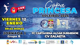 COPA PRINCESA VOLEIBOL 2024  FC CARTAGENA ALGAR SURMENOR  CV ZALAETA [upl. by Eiclud680]