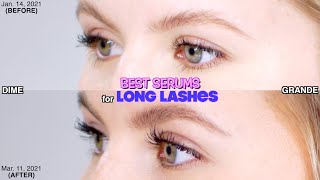 Testing BEST SERUMS For LONG LASHES [upl. by Ebneter]