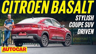 2024 Citroen Basalt review  CoupeSUV under Rs 10 lakh  First Drive  Autocar India [upl. by Nylannej]