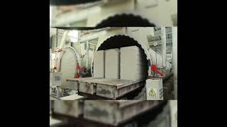 Autoclaved Aerated Concrete AAC Block Production AAC Autoclave Bricks Making brickfilm autoclave [upl. by Noirod]