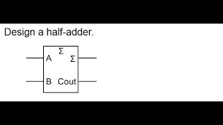 Half Adder 00 [upl. by Sivolc411]