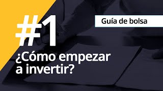 Invertir en bolsa para principiantes ¿Cómo empezar a invertir  Diccionario Financiero de Eurekers [upl. by Enaj36]