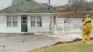 January 13 2024  High Tide  Biddeford Pool [upl. by Nyrehtac]