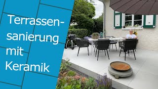 Terrassensanierung mit Keramik und Stelzlager [upl. by Eneja]