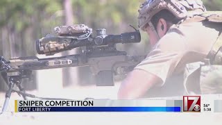 International sniper competition showcases best of the best at Fort Liberty [upl. by Ecyned]