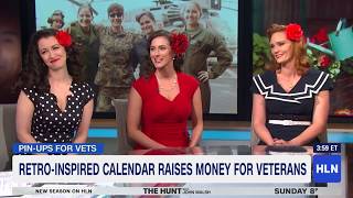 PinUps For Vets on the MICHAELA show on HLN [upl. by Macdonell973]