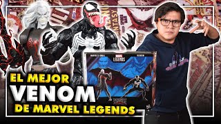 ¡EL MEJOR MARVEL LEGENDS DE VENOM SpiderMan 60th King in Black🕷🔥  El Tio pixel [upl. by Selima]