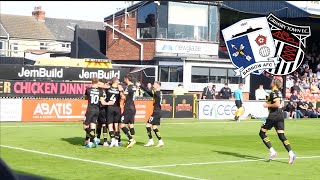 TWO CORNERS EARN BARROW THE THREE POINTS  Grimsby v Barrow vlog [upl. by Ajat]