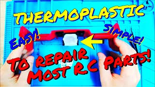 THERMOPLASTIC Polymorph to repair broken parts on your RC Car [upl. by Ody]