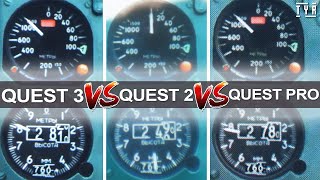 THROUGH THE LENSES  Quest 3 vs Quest 2 vs Quest PRO  Best PCVR [upl. by Fairfax648]