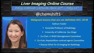 6 LIRADS Malignant lesions that are not definitely HCC LRM  Part 2 QampA Dr Kathryn Fowler [upl. by Aliemaj]