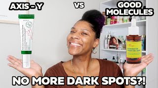 Axis Y vs Good Molecules Comparing Two Popular Discoloration Serums [upl. by Shellie]