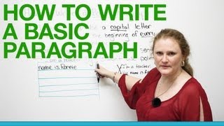 How to write a basic paragraph [upl. by Pedroza953]