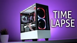 NZXT H510 ELITE Time Lapse Build AWESOME 1500€ Gaming PC [upl. by Otirecul]