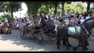 Schützenfest 2024 in Zons Die RegimentAbnahme durch SM Sascha I [upl. by Chavez]