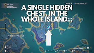 HIDDEN CHEST IN SEIRAI ISLAND INAZUMA [upl. by Schapira304]