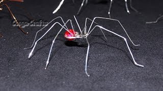 60  Schnelle Spinne aus Draht und Perlen  Halloween  DIY [upl. by Halludba420]