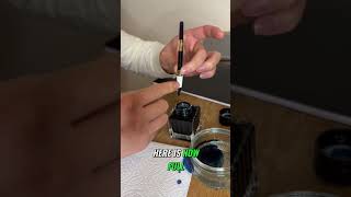 How to Refill a Montblanc Piston Converter Fountain Pen shorts [upl. by Cathee39]