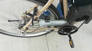 DIY Ebike Hoverboard motor equipped with nexus3 automatic shifter [upl. by Eelimaj238]