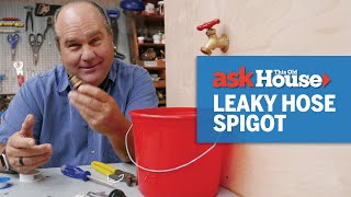 How to Fix a Leaky Hose Spigot  Ask This Old House [upl. by Jenelle]