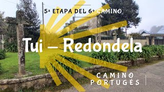 05 6º Camino de Santiago Etapa de Tui a Redondela 4K [upl. by Ardied473]