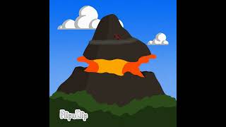 Dormant Volcano animationvolcano [upl. by Enenaj]