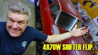 4r70w Ford Transmission shift linkage removal Episode 449 Autorestomod [upl. by Locke127]