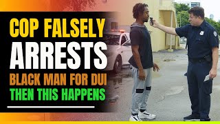 Police Falsely Arrests Black Man Doing Nothing Wrong Then This Happens [upl. by Yelrahs391]