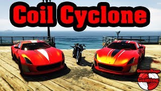 GTA5  Coil Cyclone Full Upgrade  Review NEW Legendary Motorsports VEHICLE 141 [upl. by Tremann]