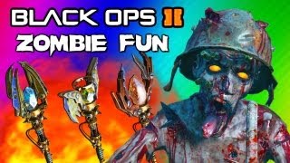 ORIGINS SOLO EASTER EGG amp ENDING Call of Duty Black Ops 2 Zombies Staffs Gameplay [upl. by Loar]