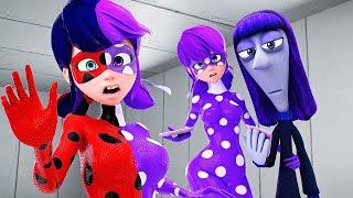 Miraculous The Ladybug  Ennui Transformation Inside Out 2 Animation [upl. by Zampino]