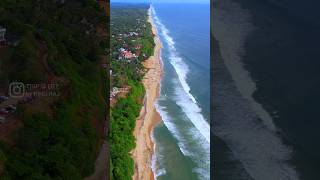 Varkala Beach Kerala  Cliff beach Mini Goa Trivandrum Thiruvananthapuram [upl. by Newberry]