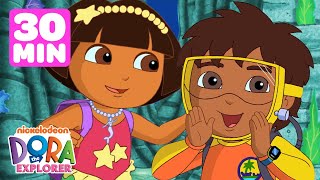 Dora amp Diegos Rescue Adventures 🧜‍♀️ 30 Minutes  Dora the Explorer [upl. by Magnusson]