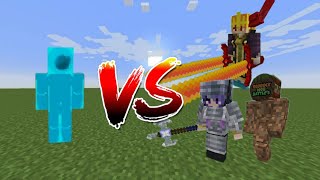 Origin vs Fallen Star  minecraft mob battle [upl. by Thomajan]