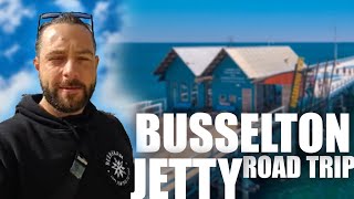 Robbie Winstone at Busselton Jetty on a road trip with backpackers from Perth ✅️😎 [upl. by Zumstein]