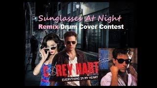 Sunglasses At Night Contest Corey Hart Remix Drum Cover [upl. by Jea61]