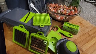 Vegetable Chopper Review  Amazon [upl. by Nnylirak]