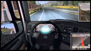 PC Euro Truck Simulator 2 How to get smooth steering settings 1080p [upl. by Fifi]