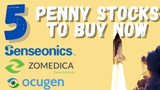 5 BEST Penny Stocks To Buy NOW HUGE Upcoming Catalysts  ZOM SENS BIOL VISL OCGN [upl. by Varion]