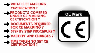 CE MARKING CERTIFICATION Max Solution Consulting Services [upl. by Eendyc]