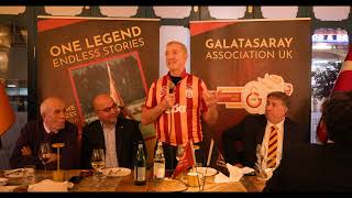 Graeme Souness speech with historic Galatasaray jersey [upl. by Aelrac]