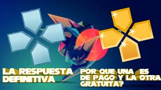 ¿Cual es la diferencia entre PPSSPP y PPSSPP gold ¡Respuesta definitiva [upl. by Crane]