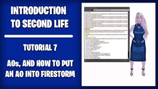 Tutorial 7  Second Life AOs and how to put an AO in Firestorm [upl. by Docile693]