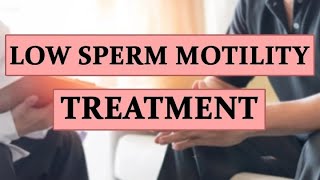 Low Sperm Motility Treatment  Dr Health [upl. by Jezreel]