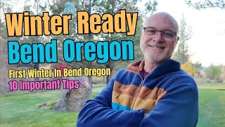 10 Tips For Your First Winter In Bend Oregon [upl. by Milan519]