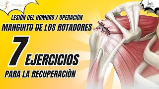 Lesión de hombro  7 ejercicios para su recuperación [upl. by Acassej909]