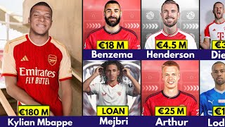 🚨 ALL CONFIRMED WINTER TRANSFER 204✅️ MBAPPE TO ARSENAL KARIM BENZEMA TO MANCHESTER UNITED 🔥 SANCHO [upl. by Eirahs]