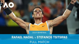 Rafael Nadal v Stefanos Tsitsipas Full Match  Australian Open 2019 Semifinal [upl. by Anatol]