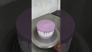 parple dripping cake decoration ideas viralvideo cake video trending youtubeshorts youtube [upl. by Oidivo]